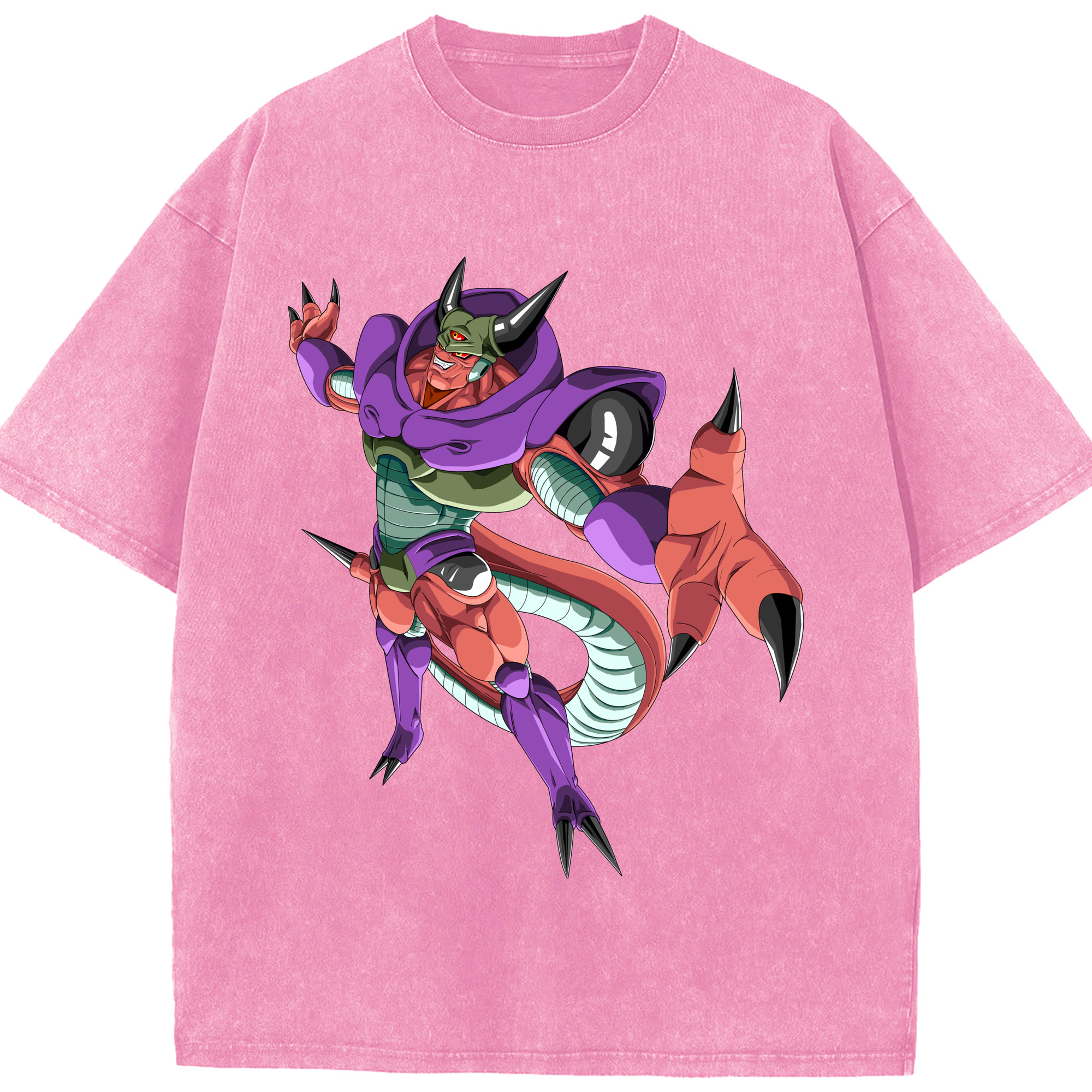 （画像用） ドラゴンボール ジャネンバ DRAGON BALL Janemba 綿100% ヴィンテージ風 半袖Tシャツ（フロントプリント）